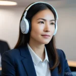 통역사로서 언어 테스트 준비하기 - **Prompt 1: Focused Interpreter in Action - Active Listening & Mental Processing**
    "A profession...