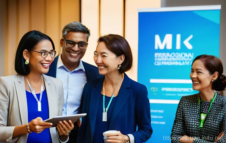 통역사 이직 성공률 높이는 법 - **Prompt:** A male translator, in his late 20s, is actively engaged with a sophisticated, multi-scre...